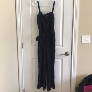 Abercrombie Black Belted Jumpsuit - M